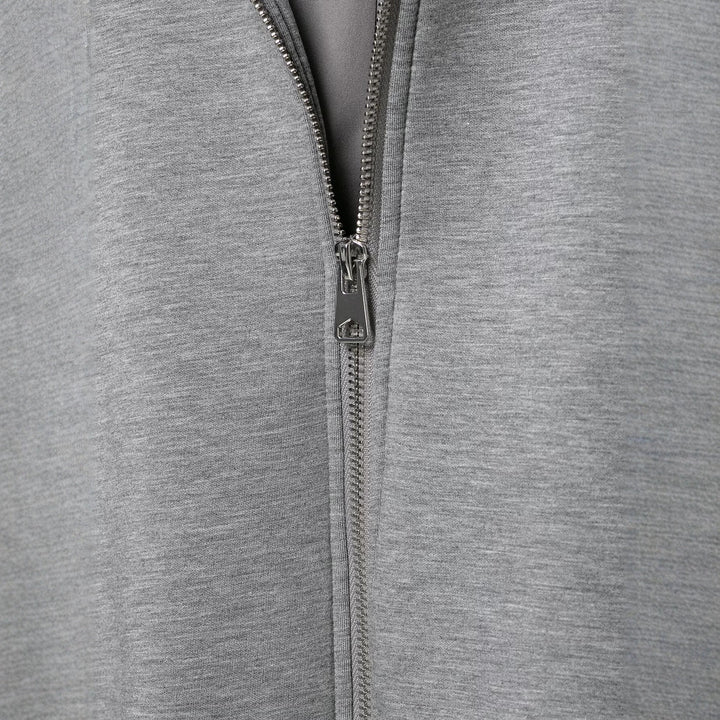 Damen Cropped Kapuzenjacke mit Reißverschluss, Ballonärmeln und elastischem Saum Echoarchiv