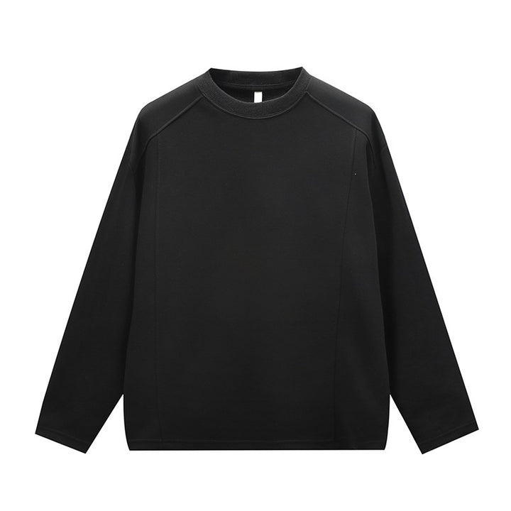 Unisex Oversize Rundhals-Sweatshirt mit Raglannähten und feiner Struktur Echoarchiv