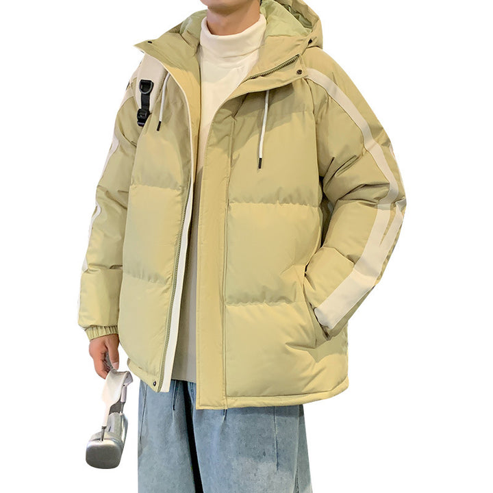 Herren funktionale Winterjacke mit Kapuze und gestepptem Futter Echoarchiv
