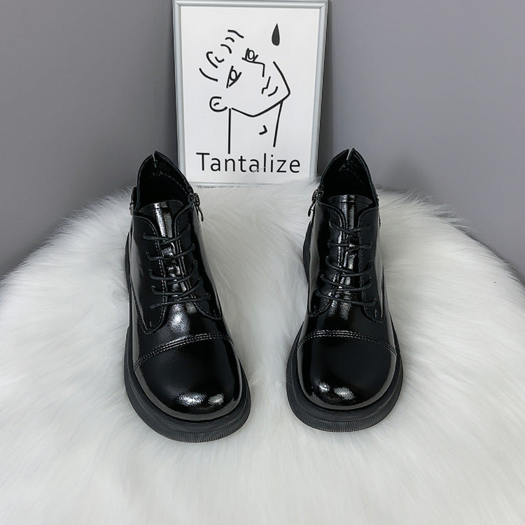 Damen Modische und robuste Schnürstiefeletten Echo Archiv