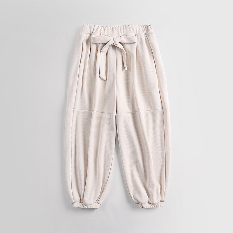 Damen Ripp-Joggerhose mit Tunnelzug hohem Bund und elastischen Bündchen Echoarchiv
