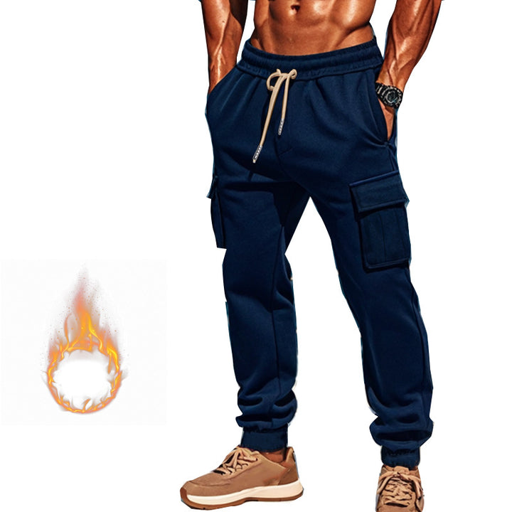 Herren Cargo-Jogginghose mit elastischem Bund und multifunktionalen Taschen Echoarchiv