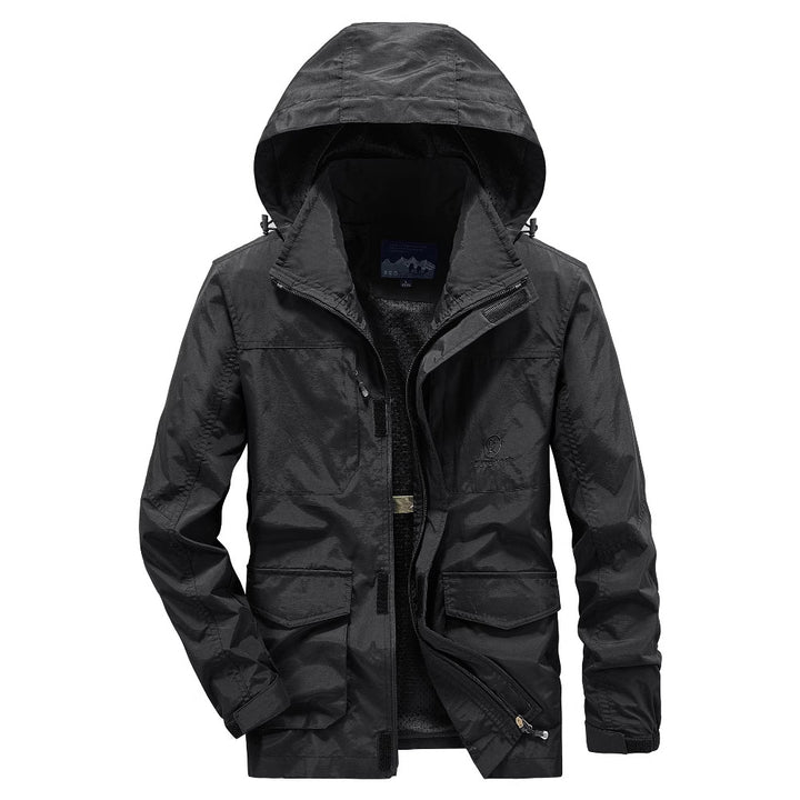 Herren Robuste Wetterjacke mit praktischen Taschen Echo Archiv
