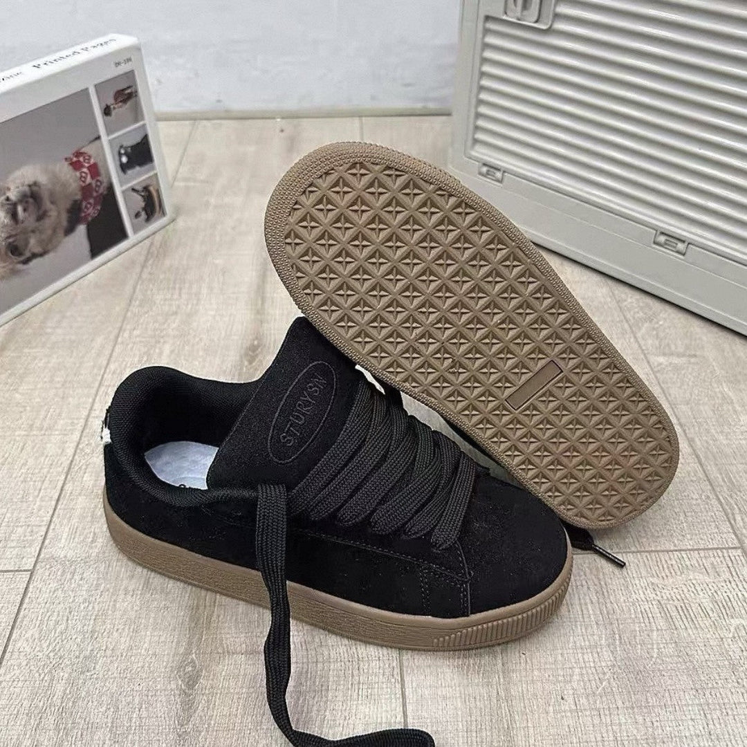 Damen Sportliche Sneaker aus hochwertigem Wildleder mit rutschfester Sohle Echo Archiv