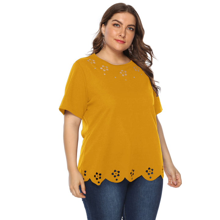 Damen elegantes Oberteil mit dekorativen Blumenstickereien Echo Archiv