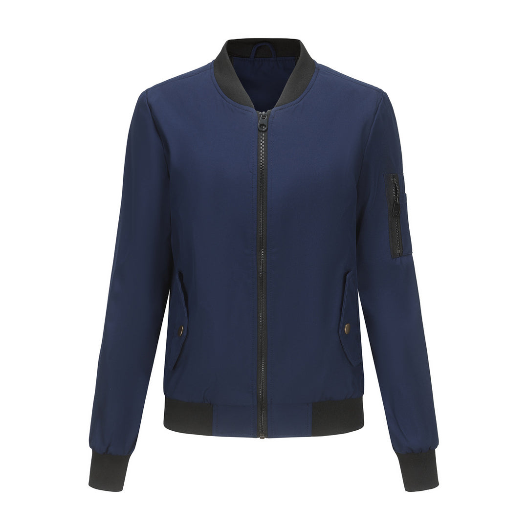 Damen nan leichte Bomberjacke mit Ärmeltasche, kontrastbündchen und sportiver Passform Echo Archiv