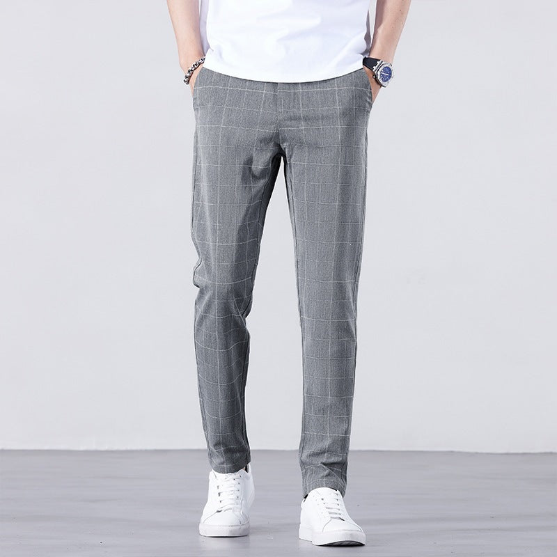 Herren Stylische Karohose Echo Archiv
