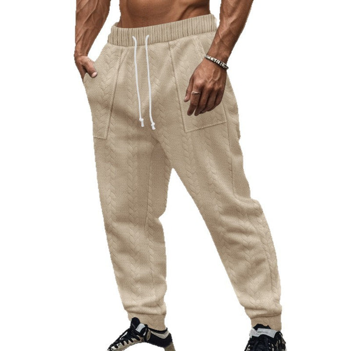 Herren Sportliche Jogginghose mit strukturiertem Design und elastischem Bund Echoarchiv