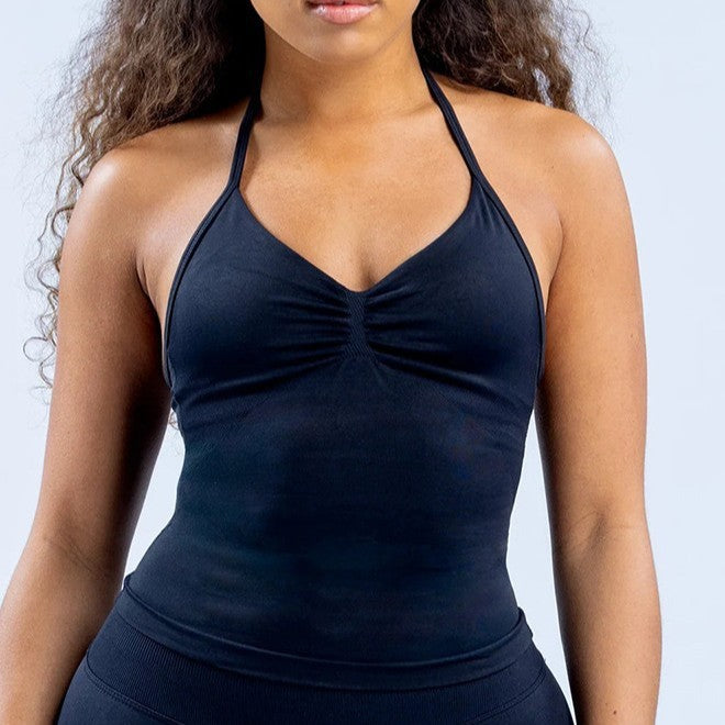 Damen Sportliches Oberteil mit verstellbaren Trägern und raffiniertem Raffungselement Echo Archiv