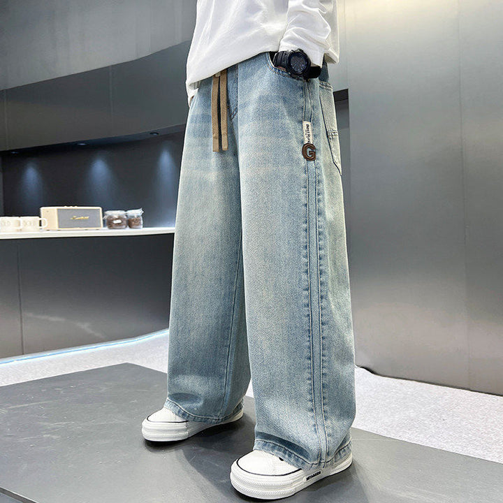 Herren weite Denim-Hose Echo Archiv
