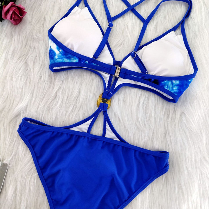 Damen Cut-Out Bikini-Set mit raffinierten Trägerdetails Echo Archiv