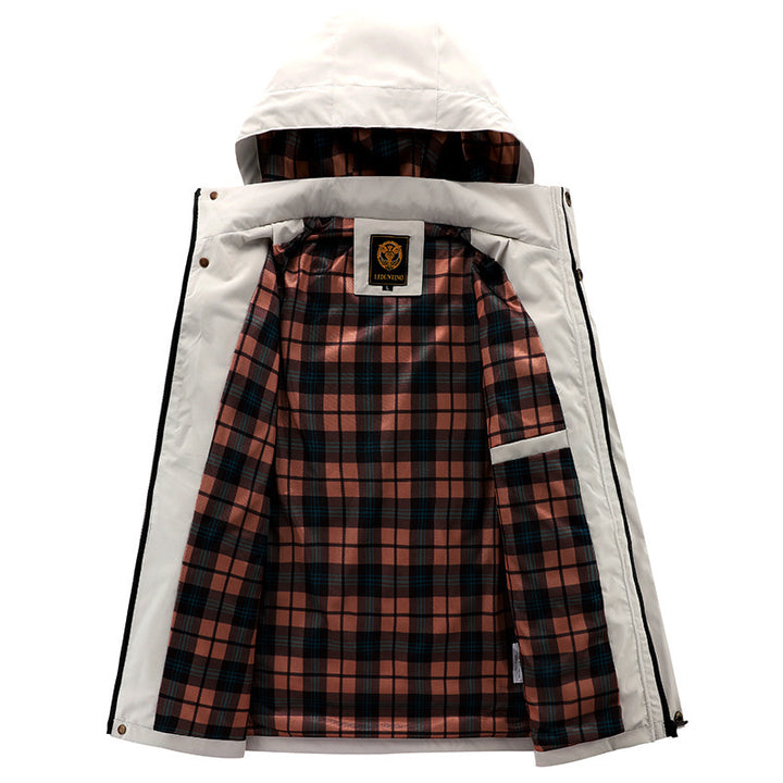 Herren Wasserfeste Outdoor-Jacke mit mehreren Taschen Echo Archiv