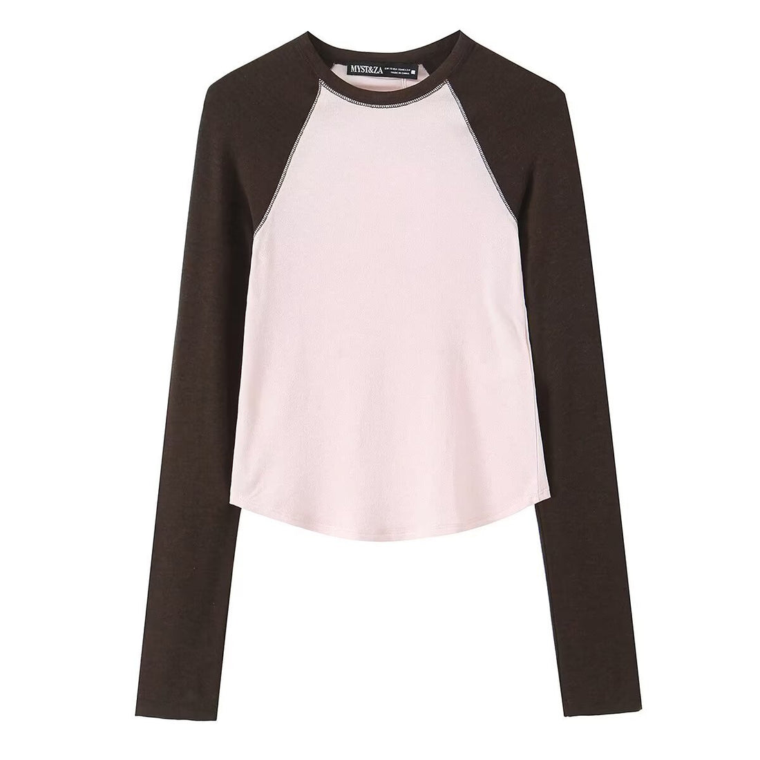 Damen Langarm-Raglanshirt aus weichem Jersey mit leicht tailliertem Schnitt Echoarchiv