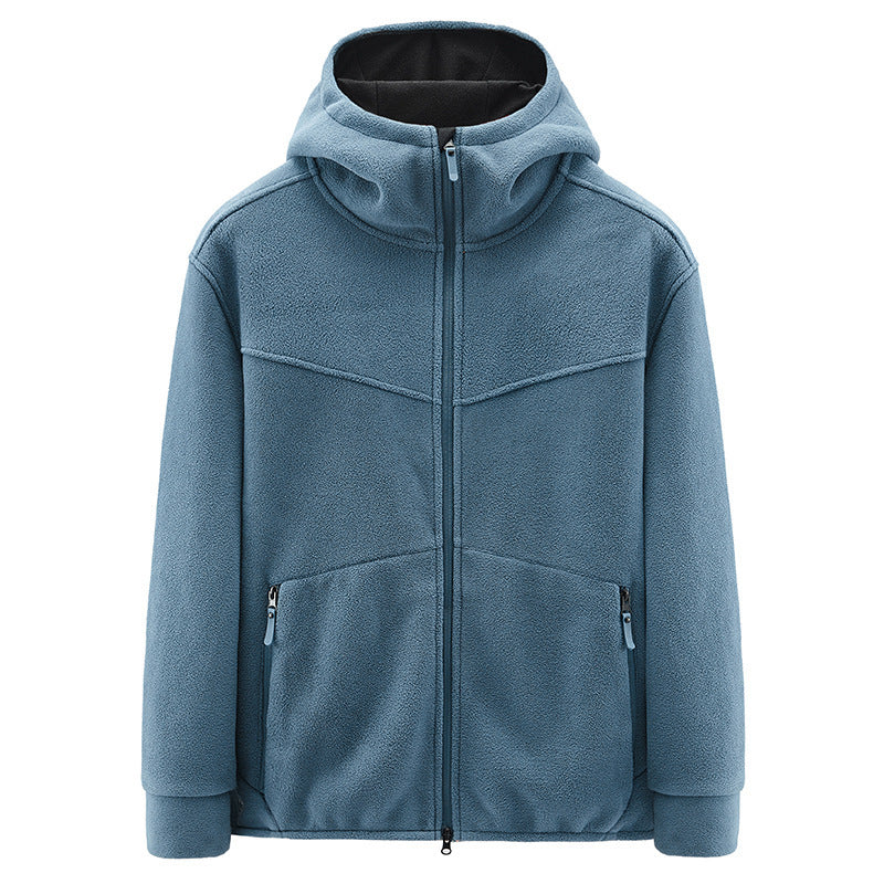 Herren Fleecejacke mit kuscheligem Innenfutter und praktischen Taschen Echoarchiv