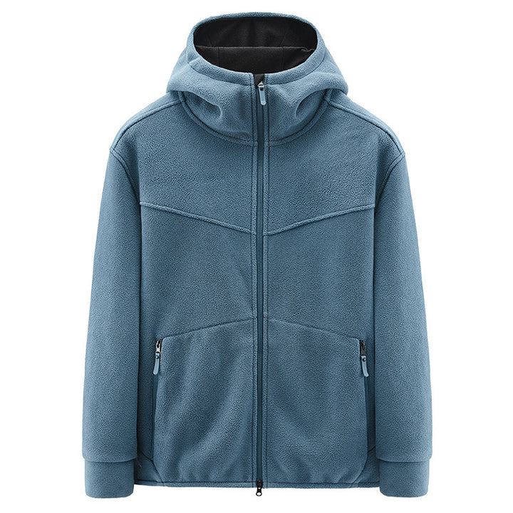 Herren Fleecejacke mit kuscheligem Innenfutter und praktischen Taschen Echoarchiv
