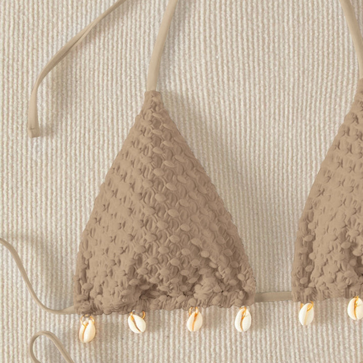 Damen Triangel-Bikini mit Muschelschmuck Echo Archiv