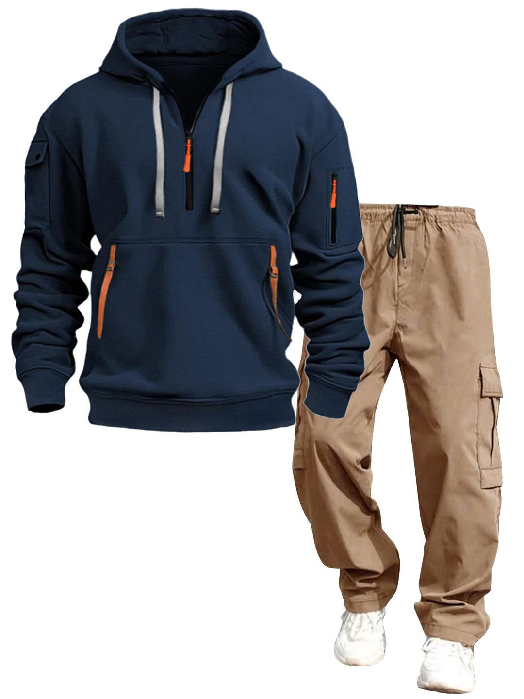 Herren lässiger Kapuzenpullover und Jogginghose Echo Archiv