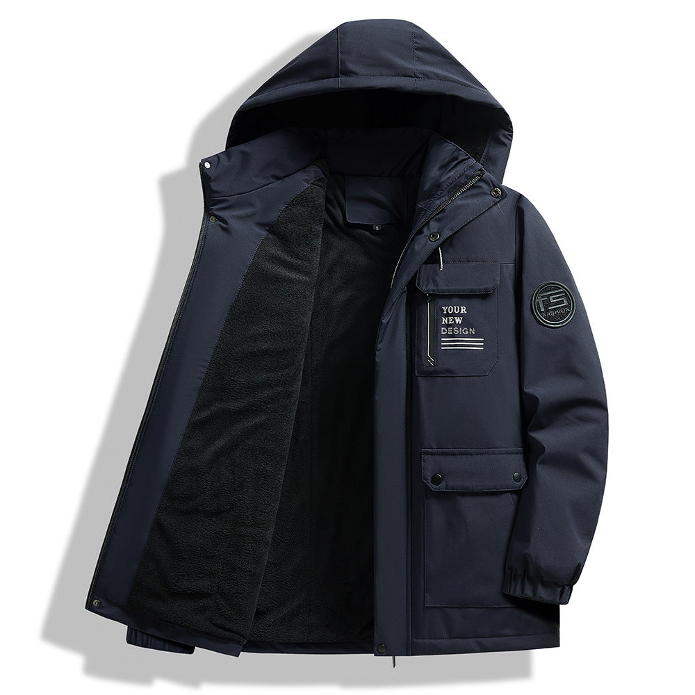 Herren Outdoor-Jacke mit isolierender Innenausstattung und praktischen Taschen Echoarchiv