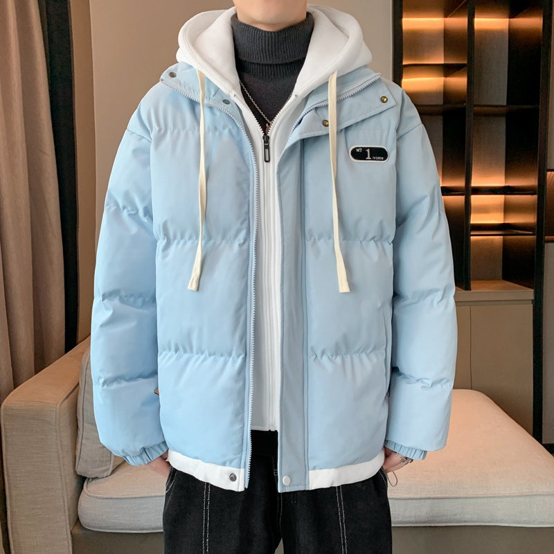 Herren Winterjacke mit Kapuze und dickem Futter Echoarchiv