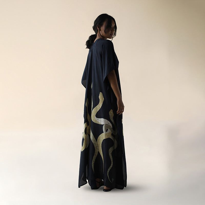 Damen Maxi-Kleid mit einzigartigem Schlangen-Design Echo Archiv