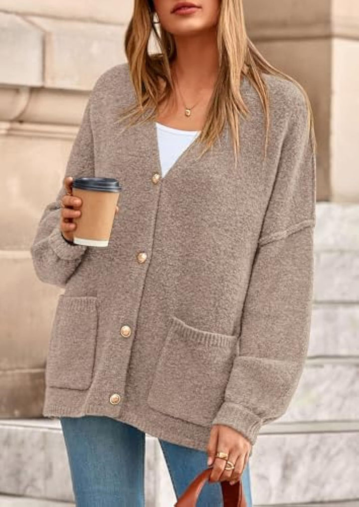 Damen gemütlicher Strickcardigan Echo Archiv