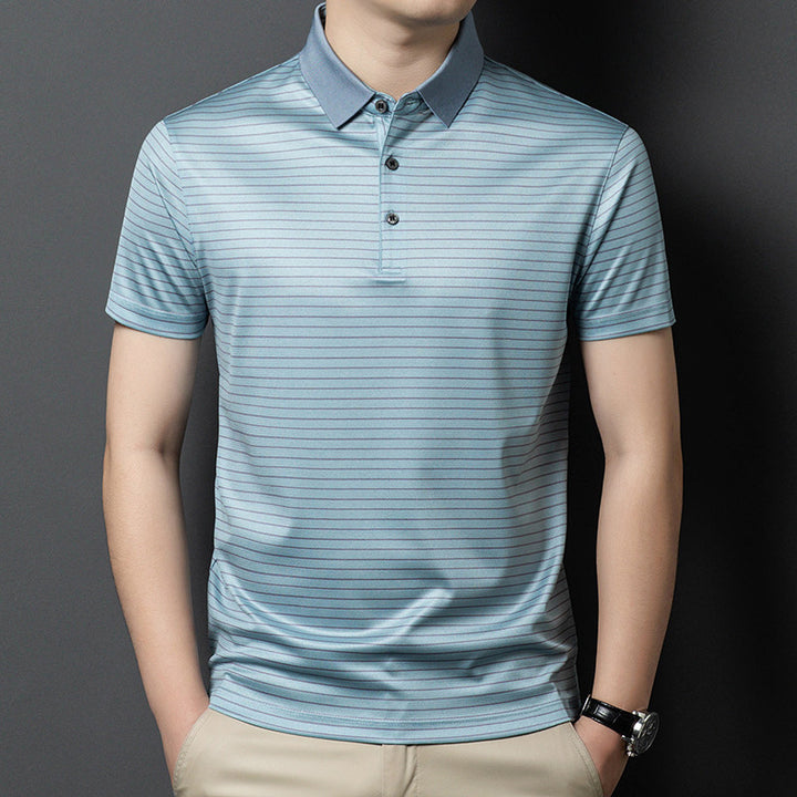 Herren Hochwertiges Kurzarm Polohemd mit feuchtigkeitsregulierender Technologie Echoarchiv