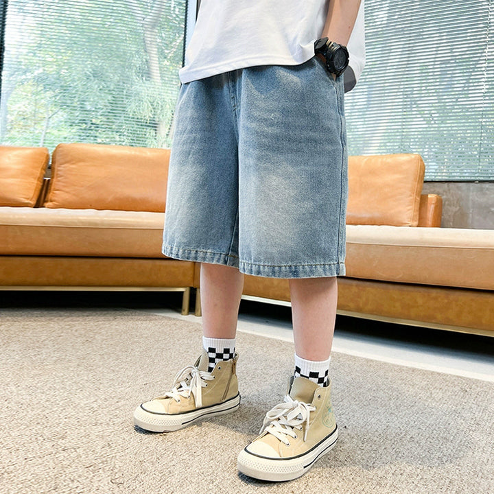 Jungen entspannte Denim-Shorts Echo Archiv