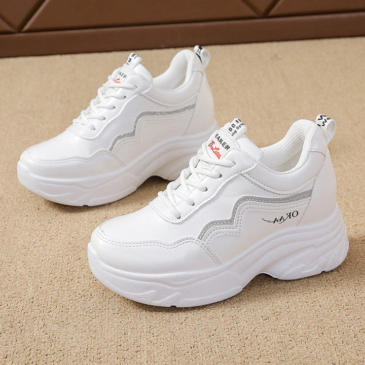 Damen Sportliche Sneakers mit modischem Plateau und atmungsaktivem Obermaterial Echo Archiv