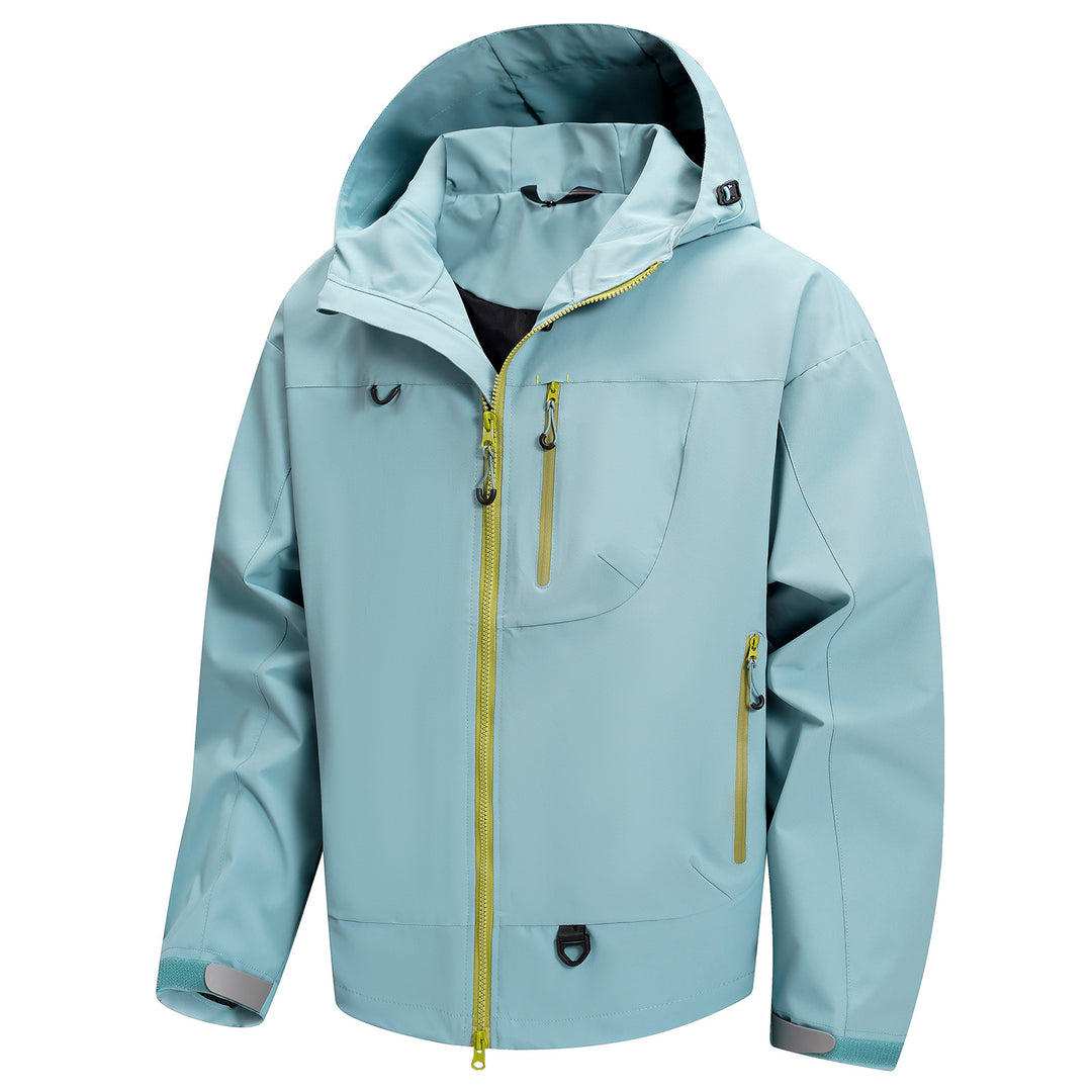 Herren wasserdichte Freizeitjacke mit praktischen multifunktionalen Taschen Echoarchiv