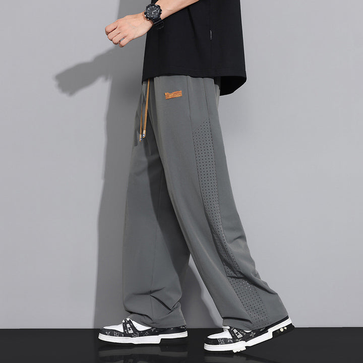 Herren Atmungsaktive Sporthose mit seitlichen Mesh-Einsätzen