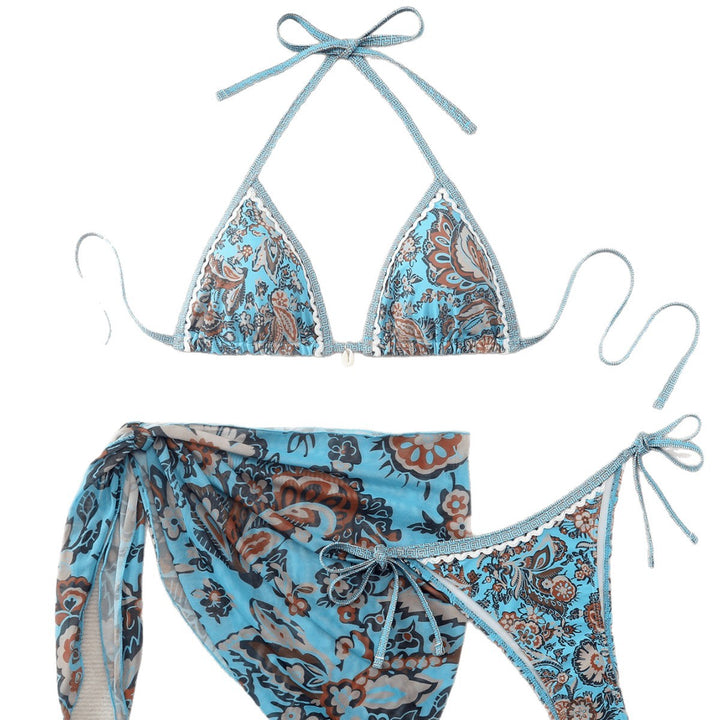 Damen Triangel-Bikini-Set mit voluminösen Rüschen Echo Archiv