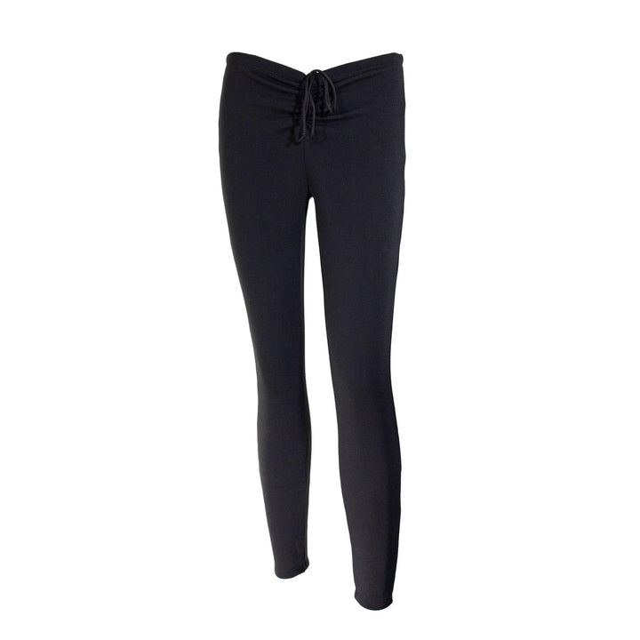 Damen Fleecegefütterte Leggings mit hohem Bund und Kordelzug Echo Archiv