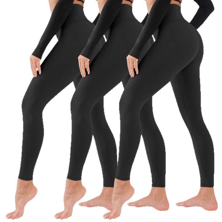 Damen Hohe Taillen Yoga-Leggings mit Bauchkontrolle und hohem Stretch echoarchiv-