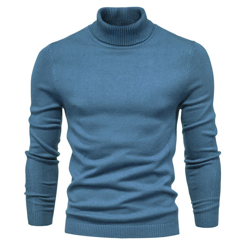 Herren Hochwertiger Rollkragenpullover Echoarchiv