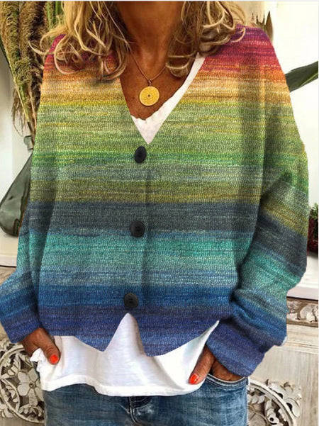 Echoarchiv | Trendige & Stilvolle Strickjacke Mit Knöpfen