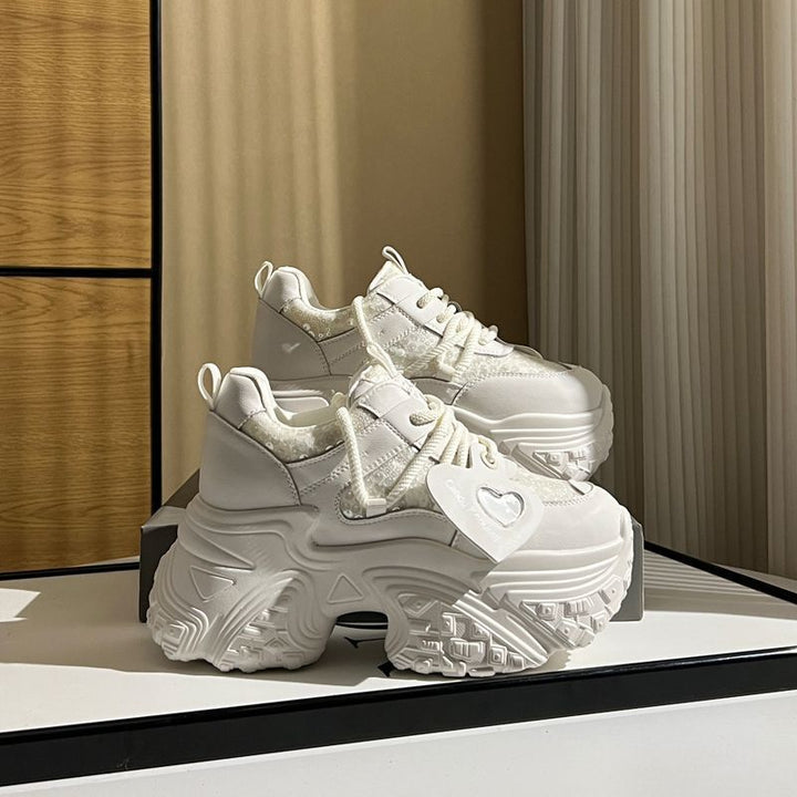Damen Chunky Sneakers mit puffiger Sohle und innovativer Dämpfung Echo Archiv