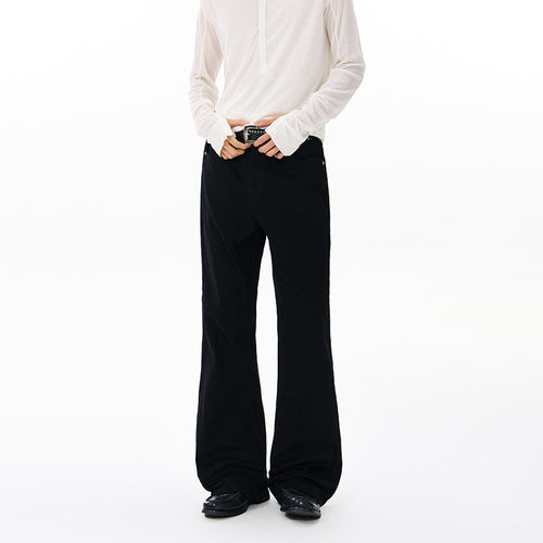 Damen Weit geschnittene Tiefer‑Schritt Five‑Pocket‑Jeans mit verlängertem Saum Echo Archiv