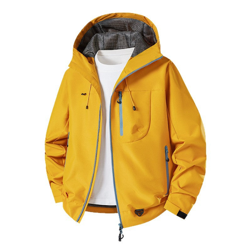 Herren Technische Softshell-Hoodiejacke mit wasserabweisender Membran und Mesh-Futter Echoarchiv