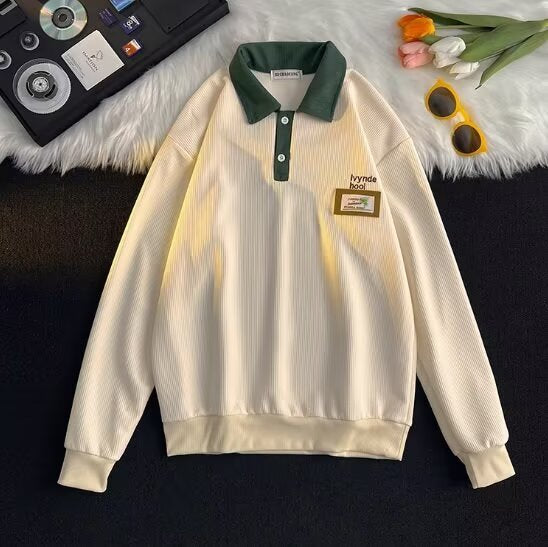Herren Sportlicher Stehkragenpullover Echoarchiv