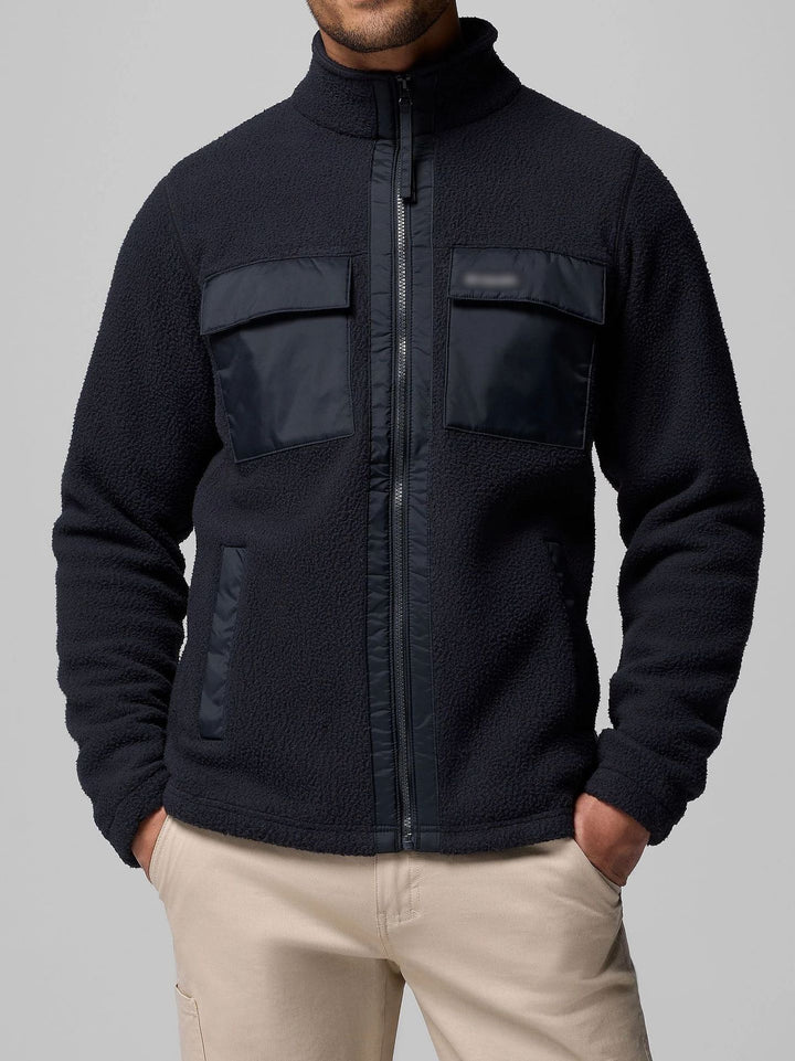 Herren Fleecejacke mit praktischen Taschen