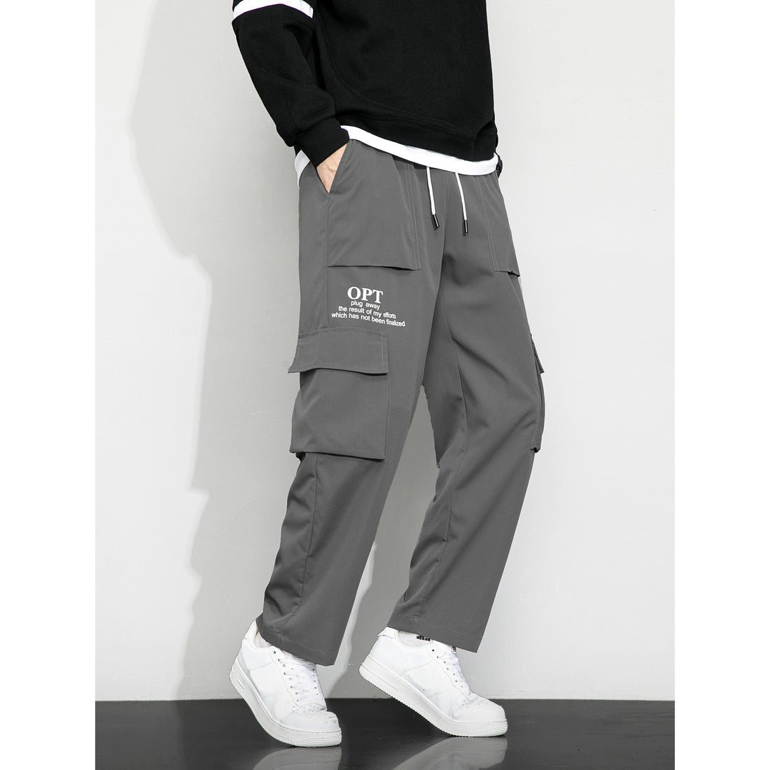 Herren Cargo-Hose mit praktischen Taschen und elastischem Bund Echo Archiv