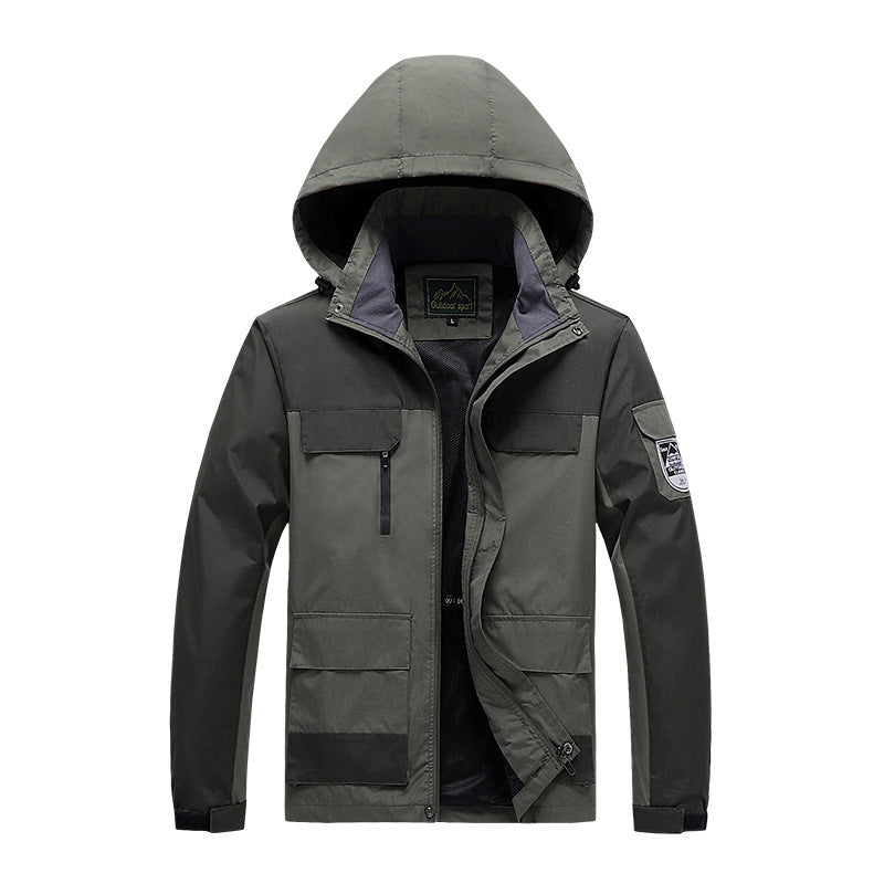 Herren Funktionsjacke mit praktischer Kapuze Echo Archiv 1787797310