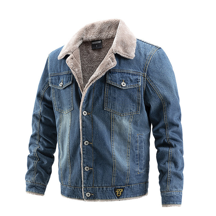 Herren Übergangsjacke mit angeschnittenem Fellkragen Echo Archiv