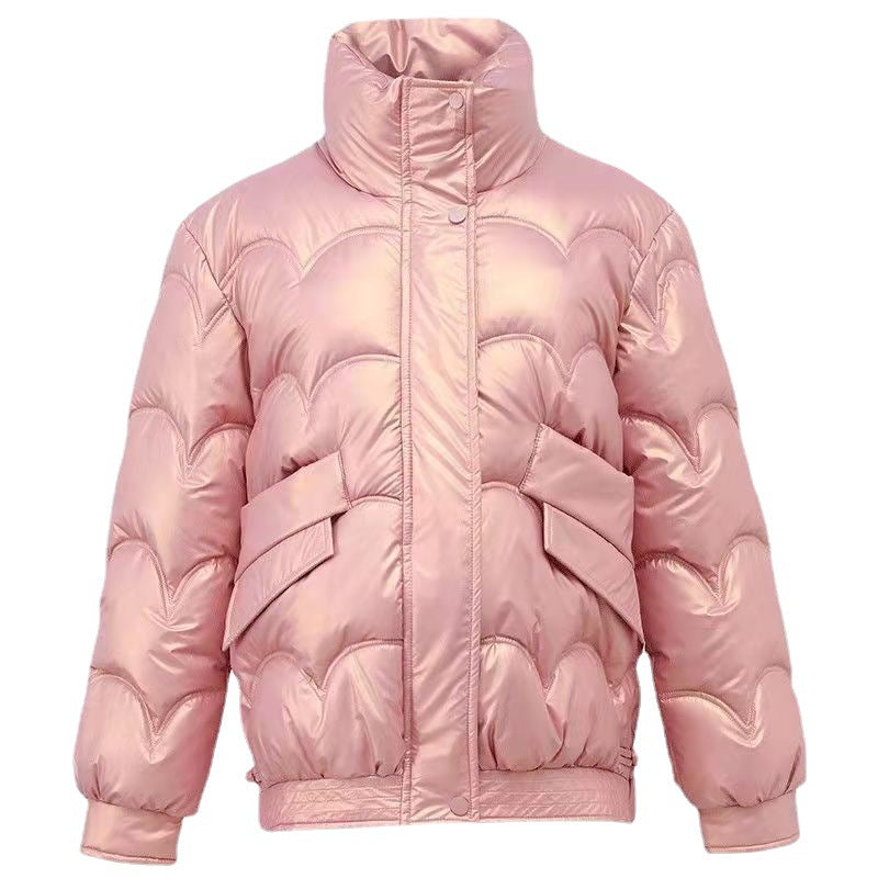Damen Wattierte Steppjacke mit hochschließendem Kragen Echoarchiv