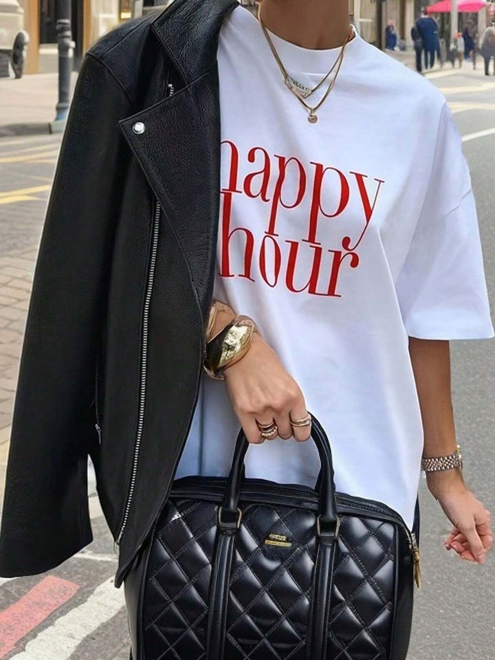 Damen T-Shirt mit künstlerischem Skelettmotiv und einzigartigem Druck Echo Archiv