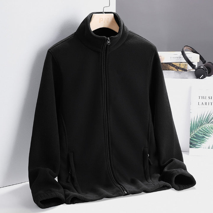 Damen Modische Fleecejacke mit hohem Kragen Echo Archiv