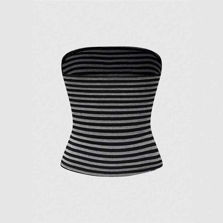 Damen Strapless Oberteil mit auffälligem Grafikdesign Echo Archiv
