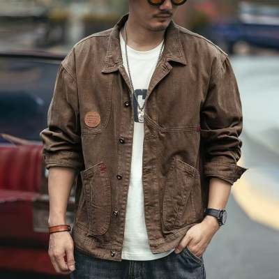 Herren Lässige und stylische Arbeitsjacke Echo Archiv