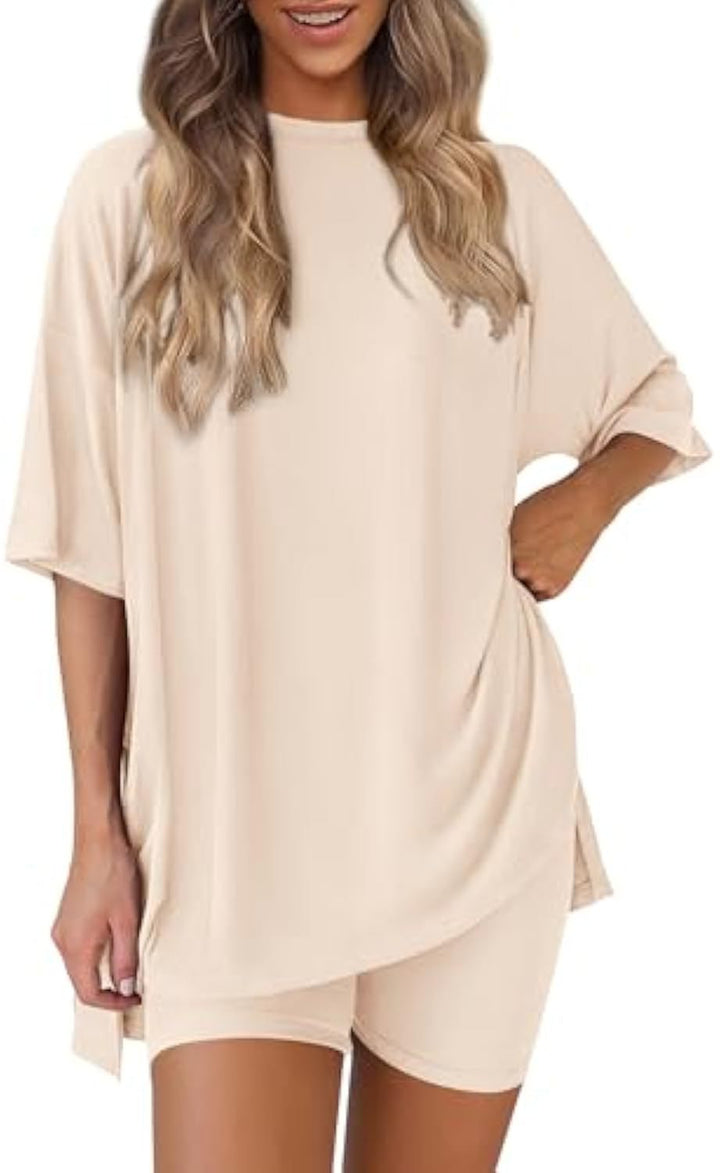 Damen lässiges Sport-T-Shirt mit Shorts im Set Echo Archiv