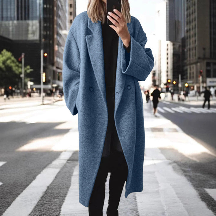 Damen Oversized Wollmantel Echoarchiv